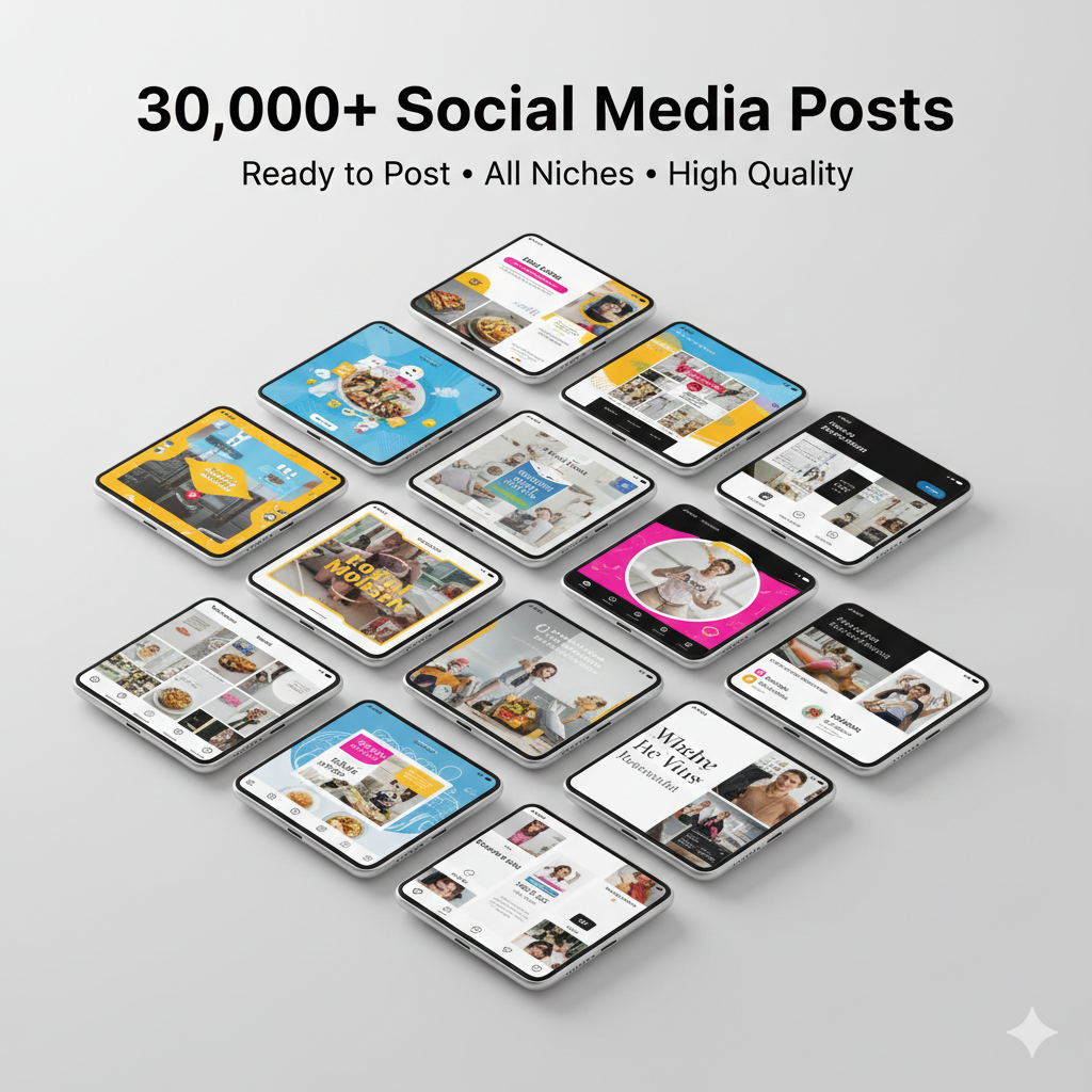 Free 30,000+ Social Media Posts โ Ready-to-Use Content for Fast Growth ๐ฑ๐ฅ