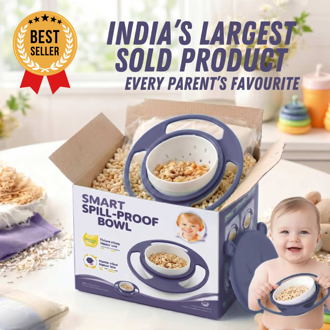 Magical Baby Bowl |Fun & Play Feeding Product For Kids| Portable | Non Spill |