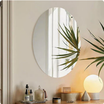 Combo of Oval Shape & Square Shape Mirror (Pack of 2)