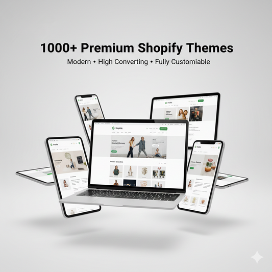 1000+ Premium Shopify Themes – High-Converting Store Designs for Any Business 🛍️✨