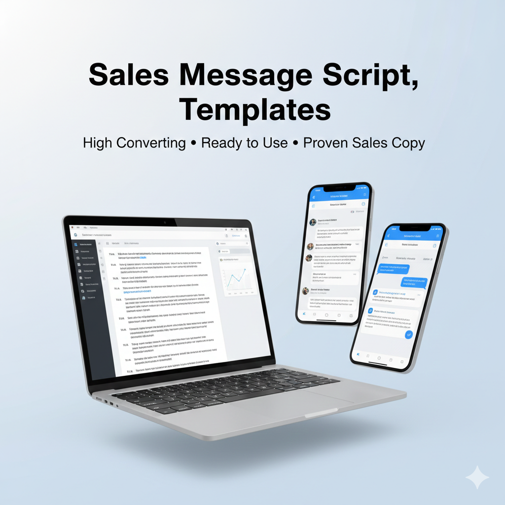 Sales Message Script & Templates – High-Converting Copy for WhatsApp, DM & Chat Sales