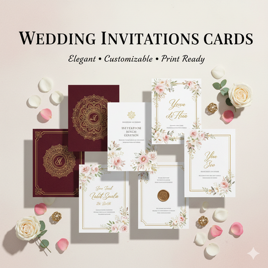 Wedding Invitation Cards – Elegant & Beautiful Designs for Your Special Day
