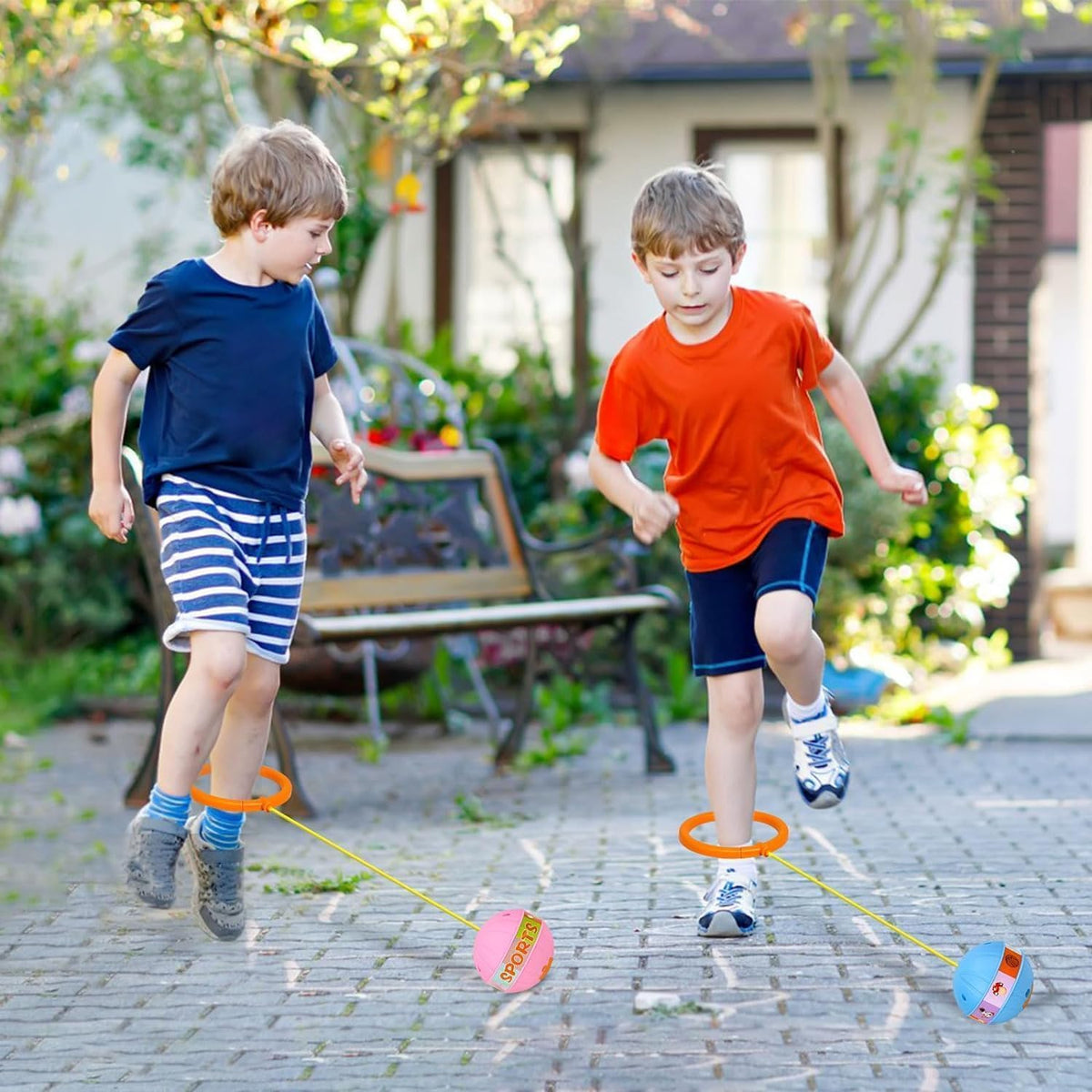 Light-Up Bouncing Ball & Jump Rope Set
